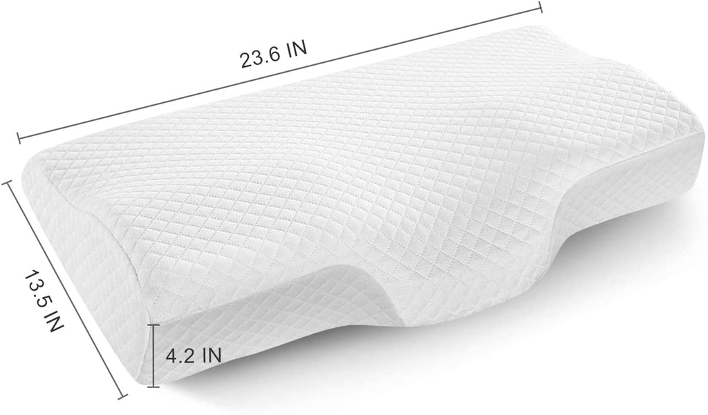 Orthopedic Pillow  Memory Foam Pillow for Neck Pain Relief or Back an —  All Sett Health
